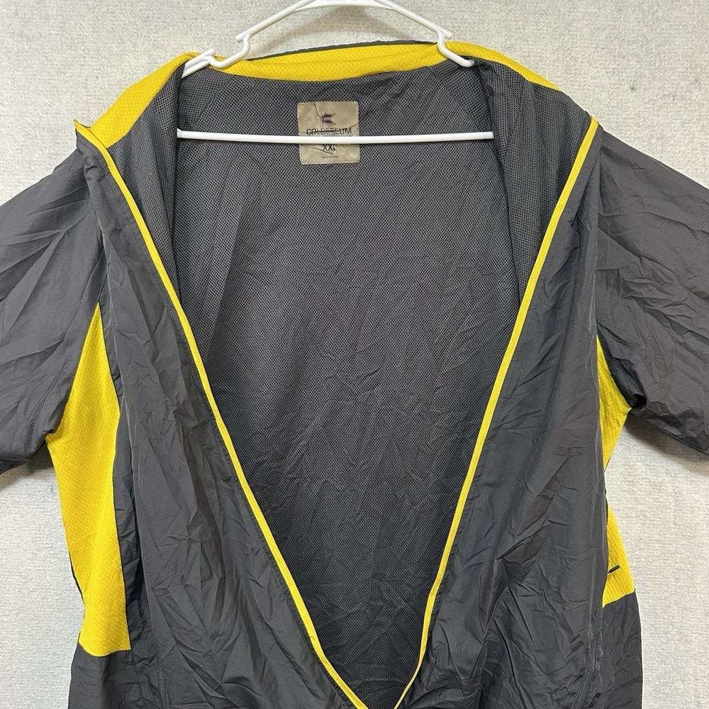 VTG University Of Michigan Windbreaker Colosseum Athletics XXL ‎ Full Zip - Picture 3 of 10